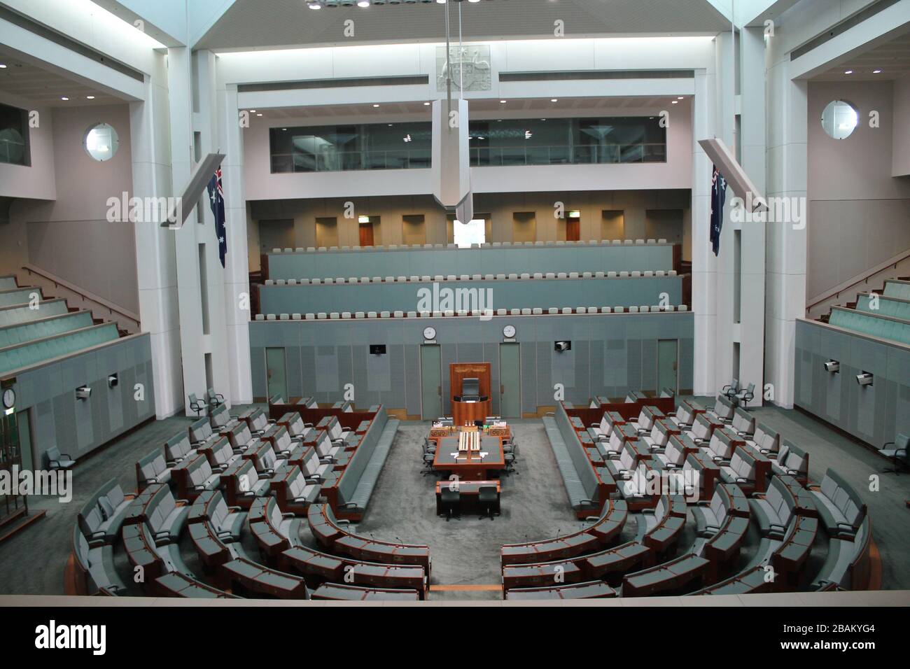 Australisches Parlament in der Hauptstadt Canberra, Australien Stockfoto