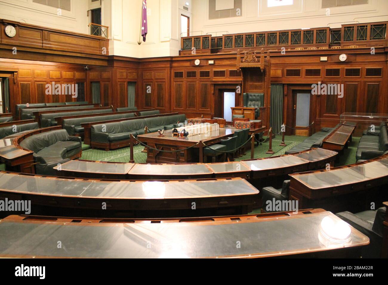 Australisches Parlament in der Hauptstadt Canberra, Australien Stockfoto
