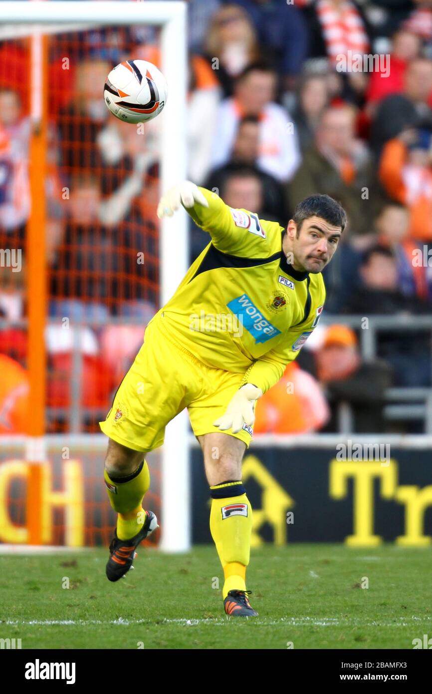 Matthew Gilks, Torhüter von Blackpool Stockfoto