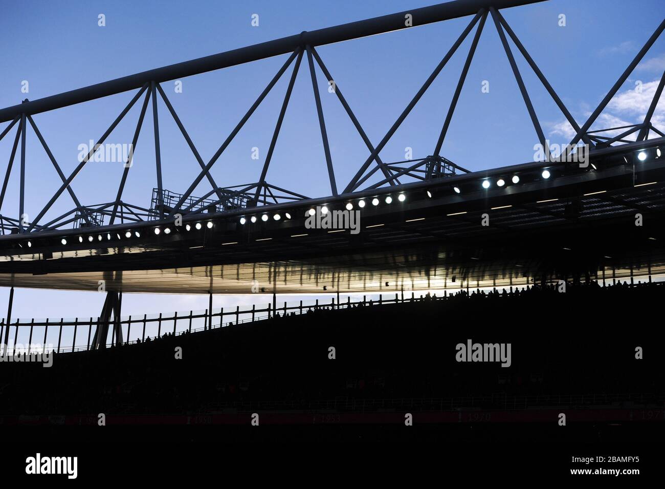 Ein allgemeiner Blick auf das Emirates Stadium, Heimstadion von Arsenal Stockfoto
