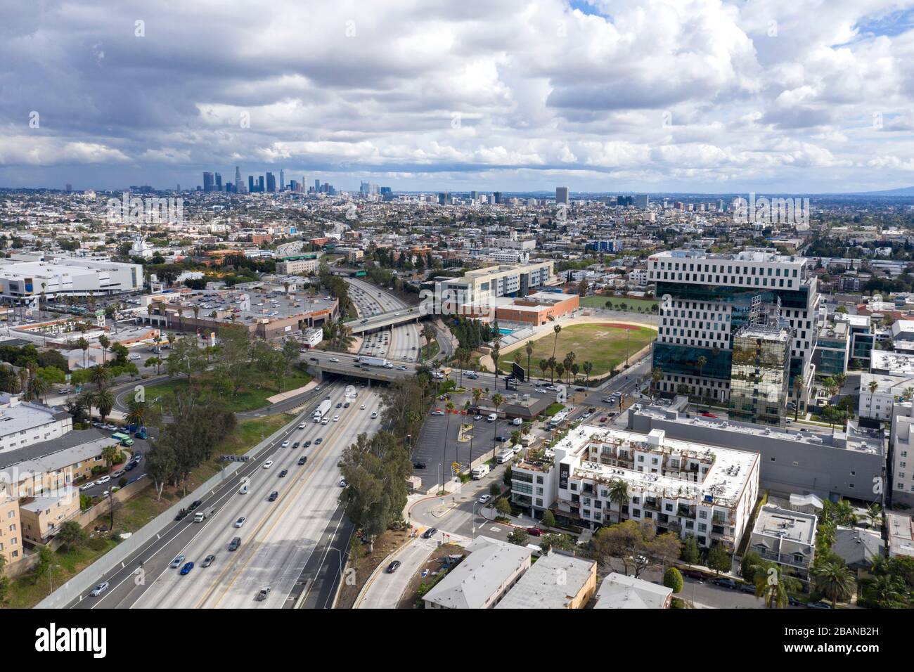 101 Freeway Hollywood Los Angeles Stockfoto