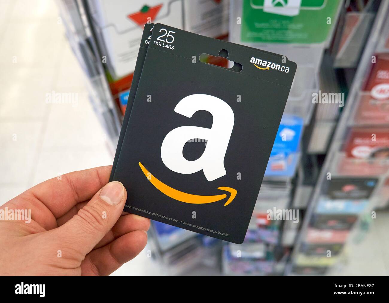 Amazon Gift Card Stockfotos Und Bilder Kaufen Alamy