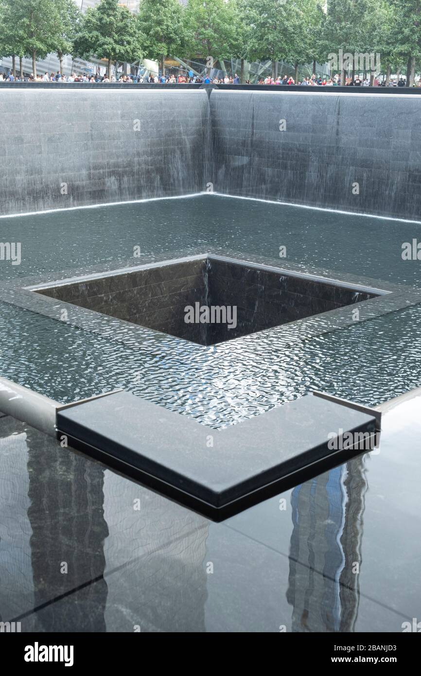9/11 Ground Zero Memorial Site, New York, NY, USA, USA Stockfoto