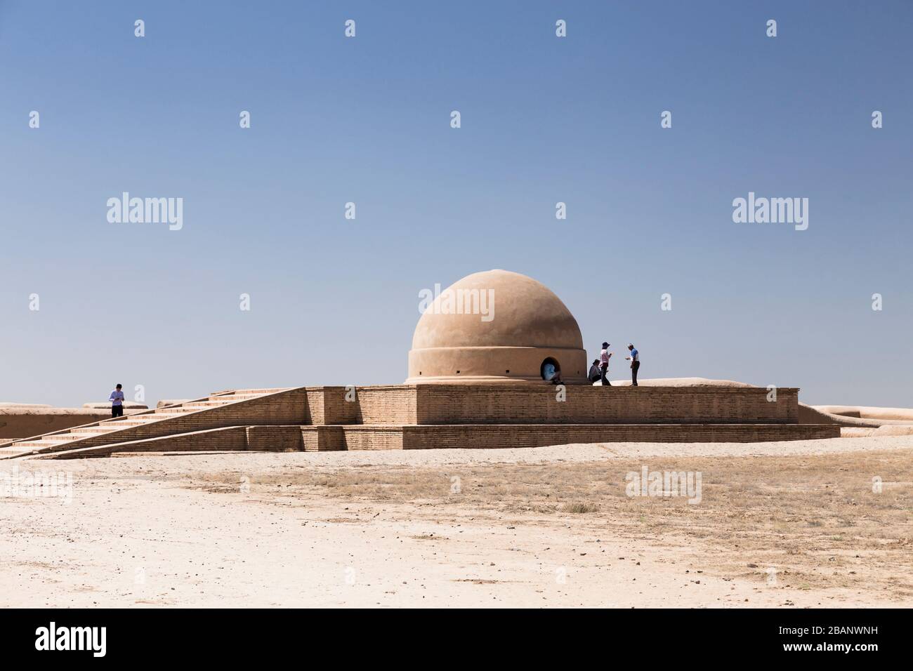 Fayaz Tepe, frühbuddhistische archäologische Stätte, Termez, Surxondaryo Region, Usbekistan, Zentralasien, Asien Stockfoto