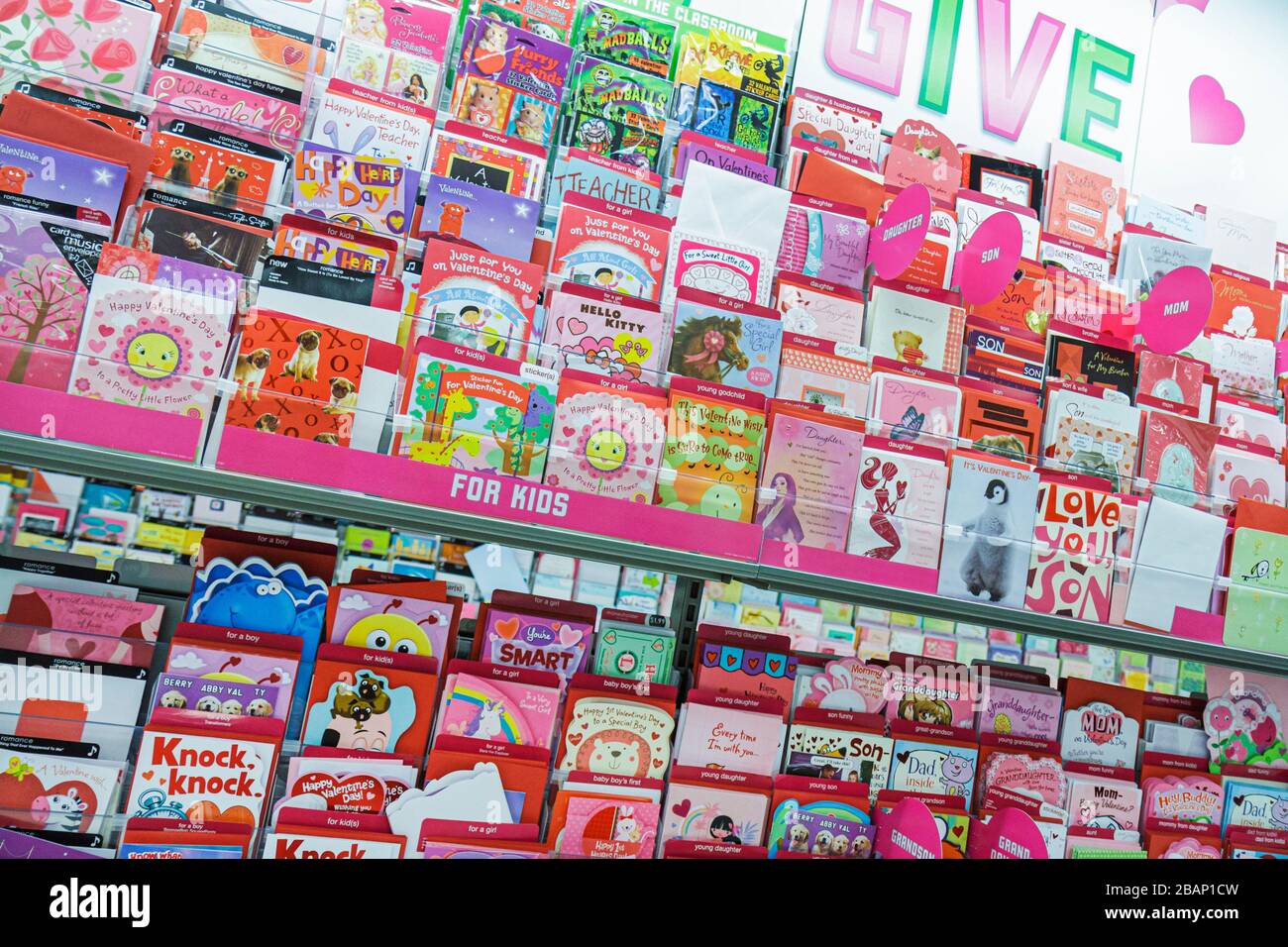 Miami Florida, Midtown, Target, Discounter, Kaufhaus, Vitrine Verkauf, Grußkarten, FL110116018 Stockfoto