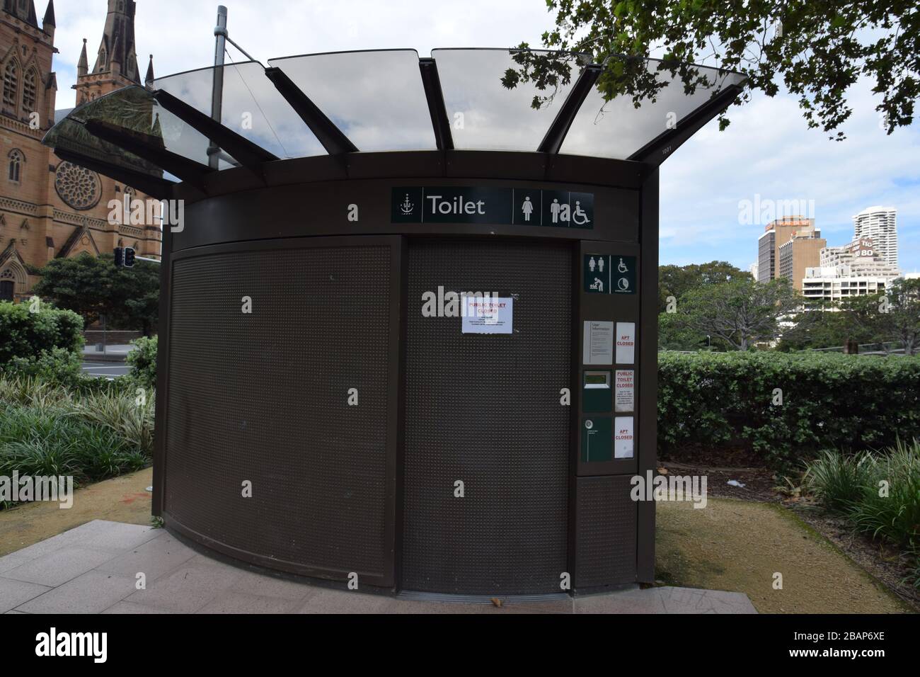 Sydney, Australien. März 2020. Öffentliche Toilettengutschrift: SANJEEB RAJBHANDARI/Alamy Live News Stockfoto