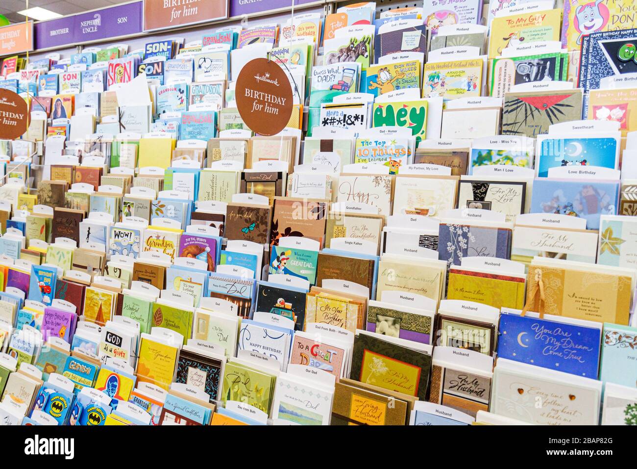 Miami Beach, Florida, 41. Straße, Arthur Godfrey Road, CVS-Apotheke, Drogerie, Apotheke, Ausstellungsverkauf, Geschenkkarten, Hallmark, Geburtstag, FL111030013 Stockfoto