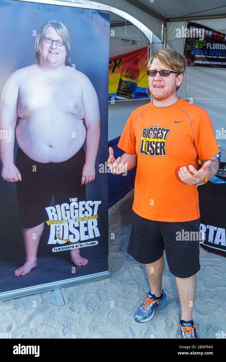 Miami Beach, Florida, Lummus Park, Rock n' Roll Marathon Series, Charity, Run, Runners, Running, Race, Health & Fitness Expo, The Biggest Loser, TV-Show, Contesta Stockfoto