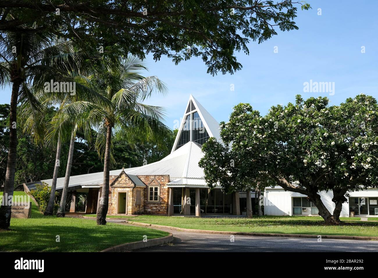 Christchurch Anglican Cathedral in Darwin City im Northern Territory von Australien. Stockfoto