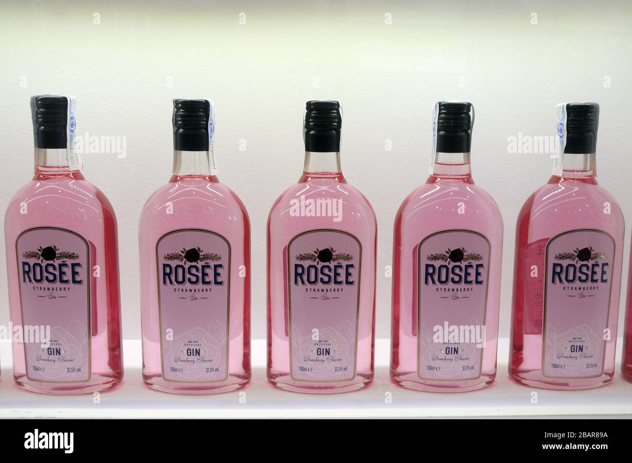 Gin Rosée Stockfoto