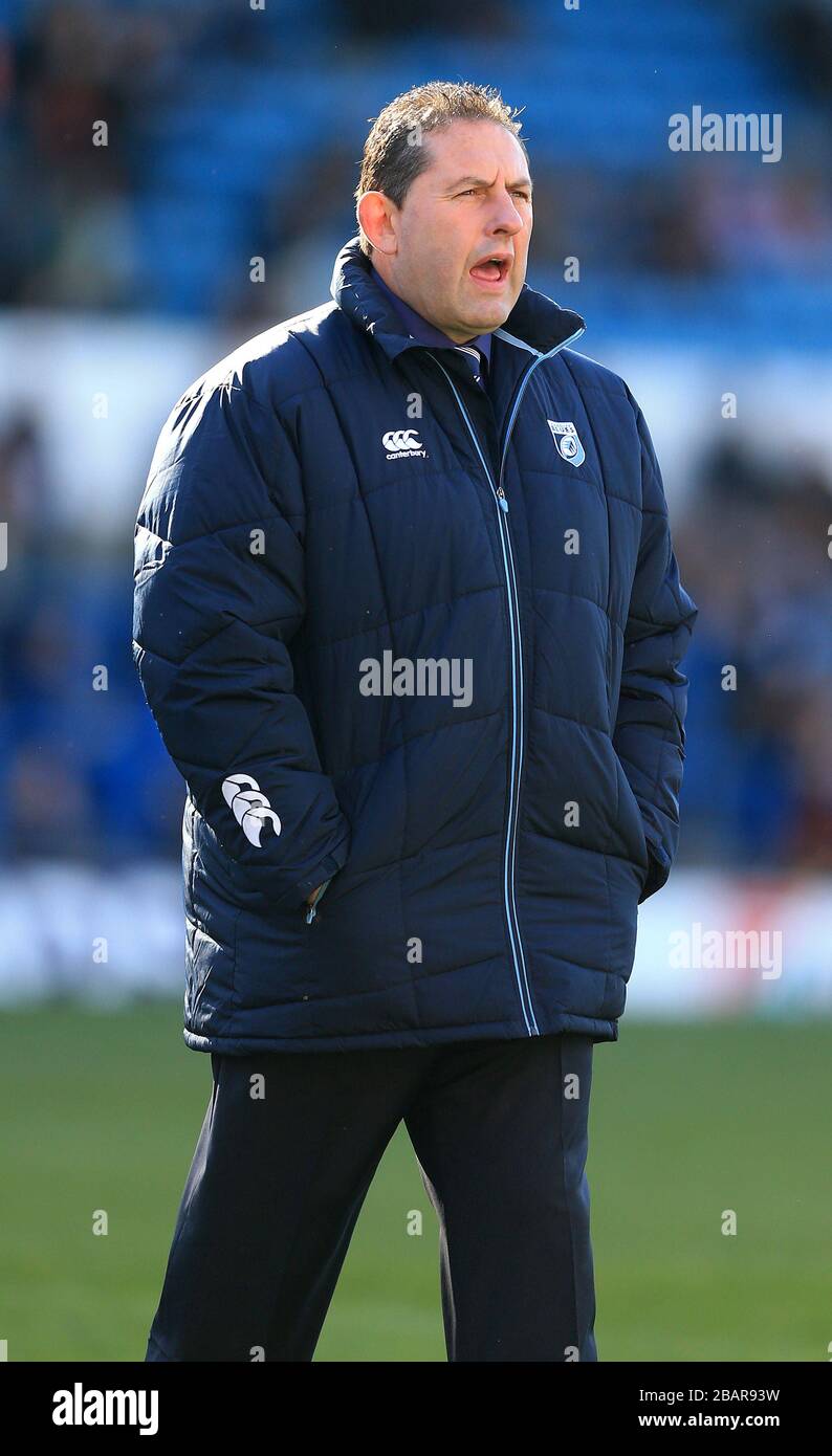 Cardiff Blues' Coach Phil Davies Stockfoto