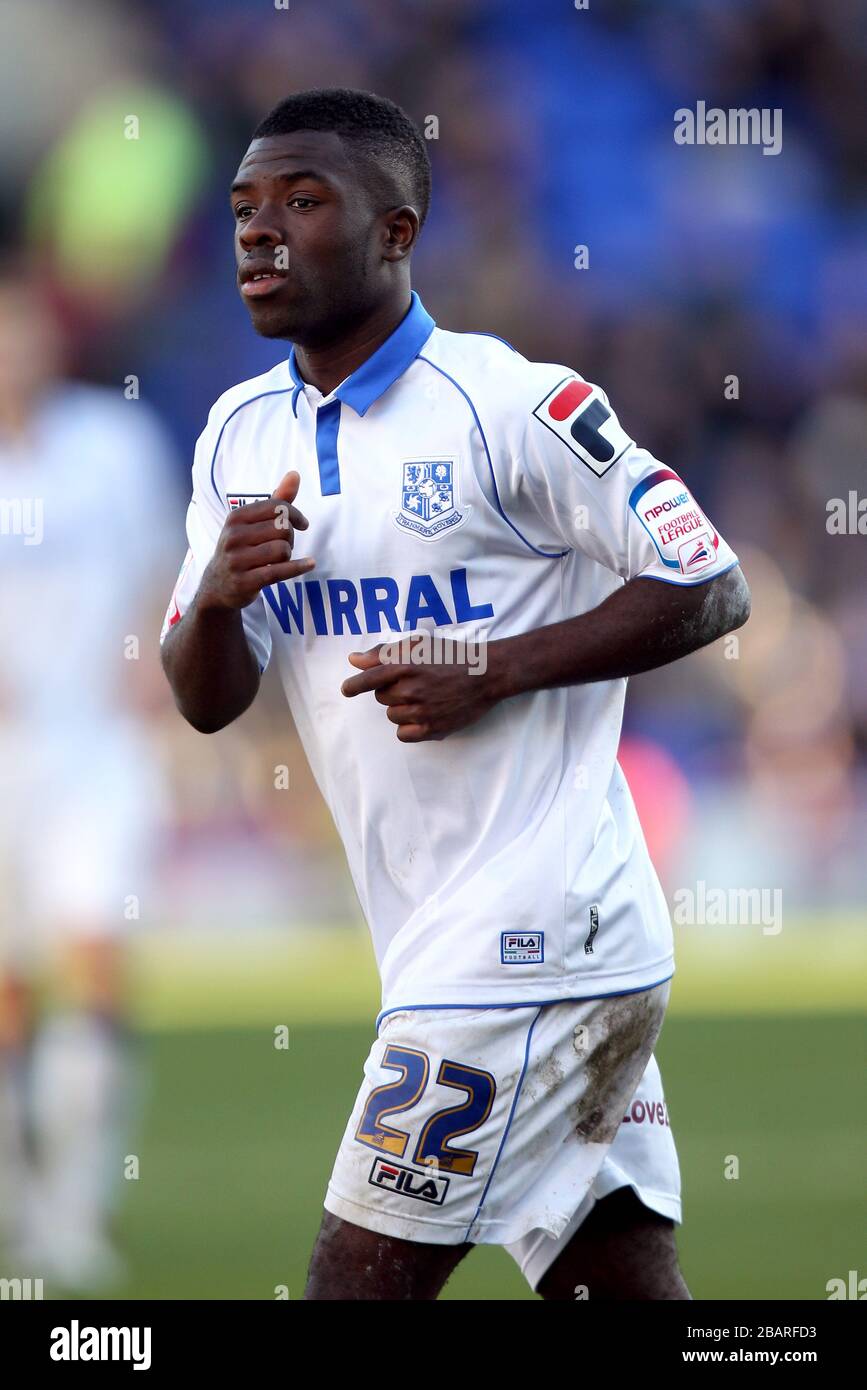 Tranmere Rovers' Abdulai Bell-Baggie Stockfoto