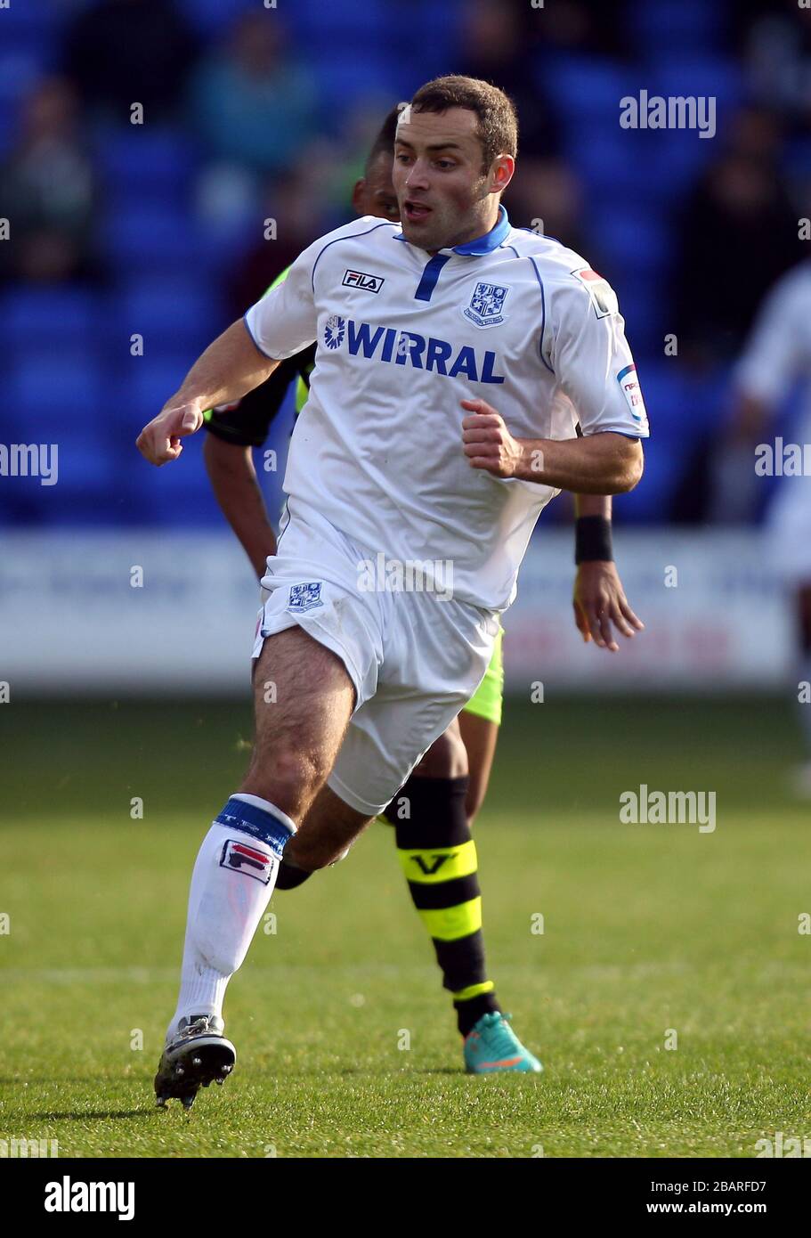 Tranmere Rovers' Danny Holmes Stockfoto