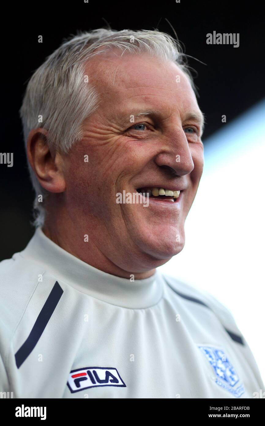 Tranmere Rovers' Manager Ronnie Moore Stockfoto