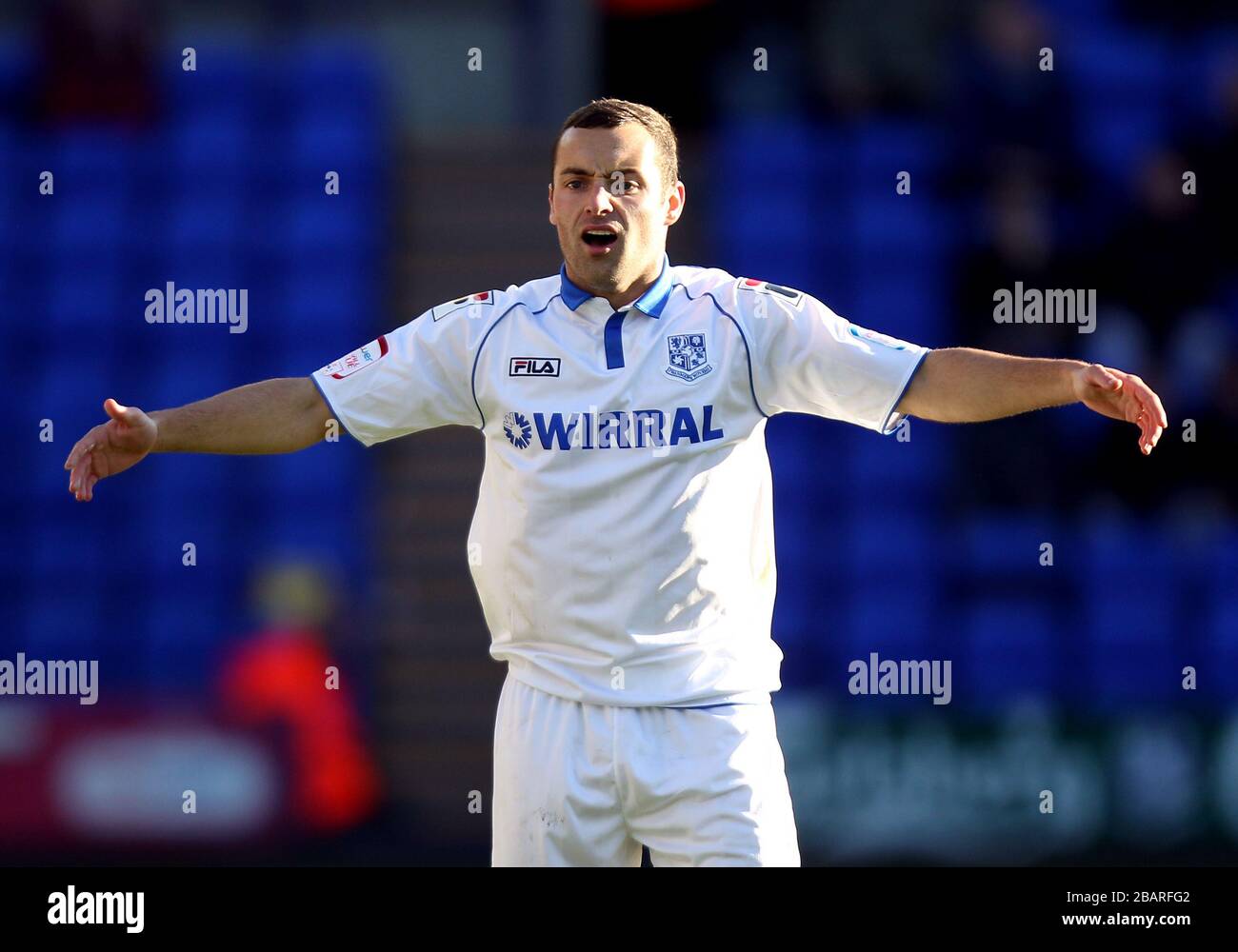 Tranmere Rovers' Danny Holmes Stockfoto