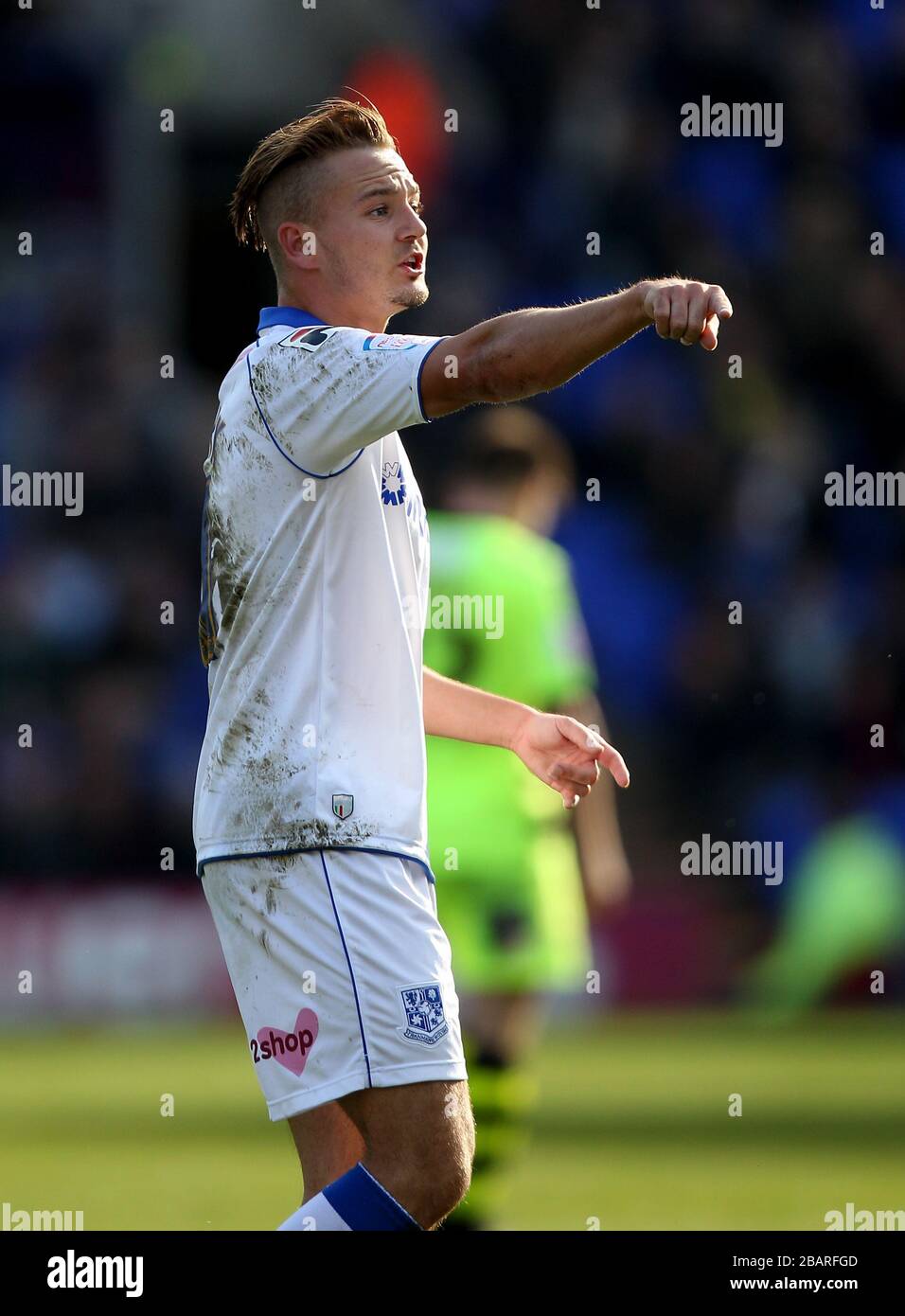 Adam McGuirk von Tranmere Rovers Stockfoto