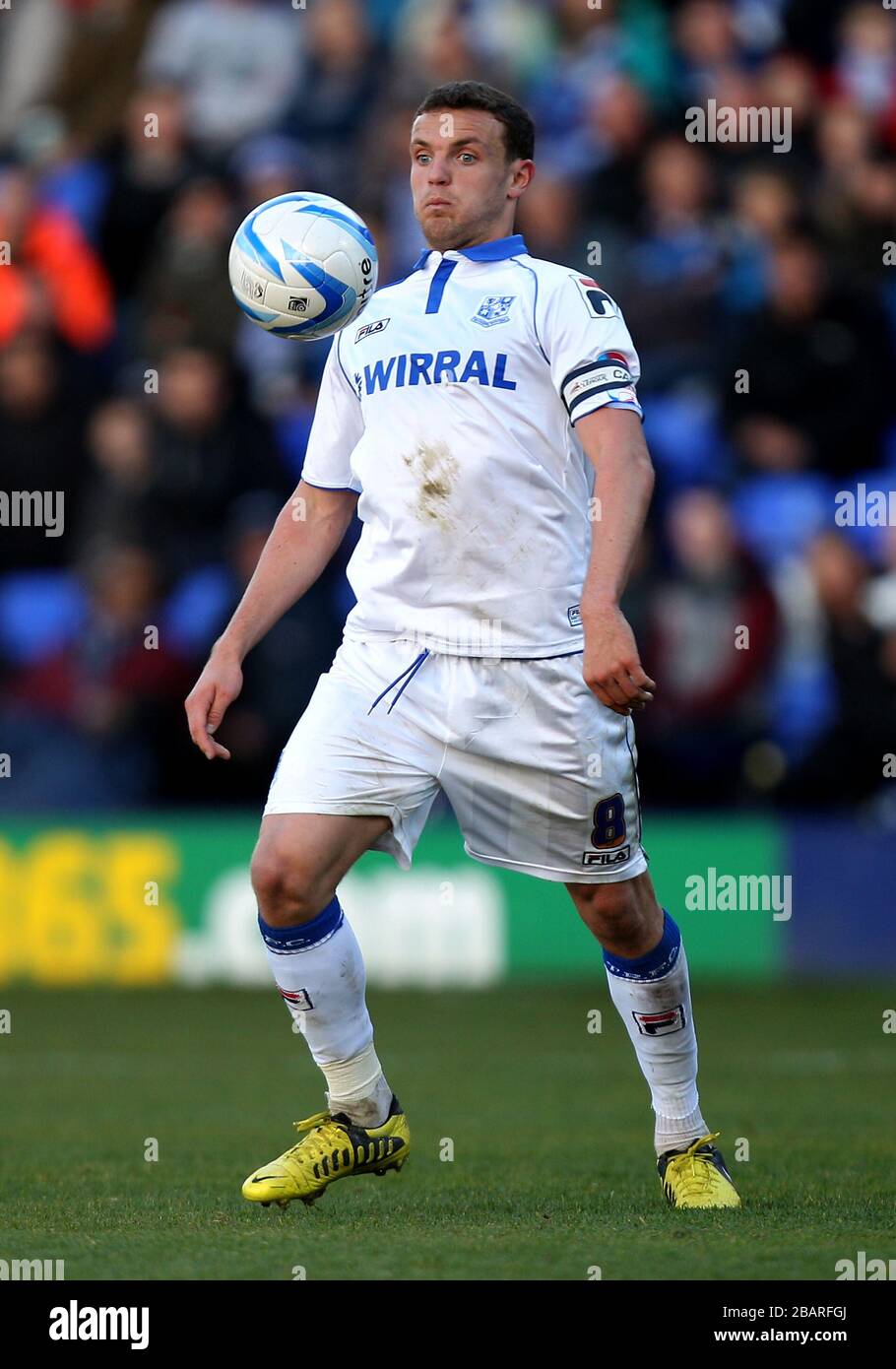 Tranmere Rovers' James Wallace Stockfoto