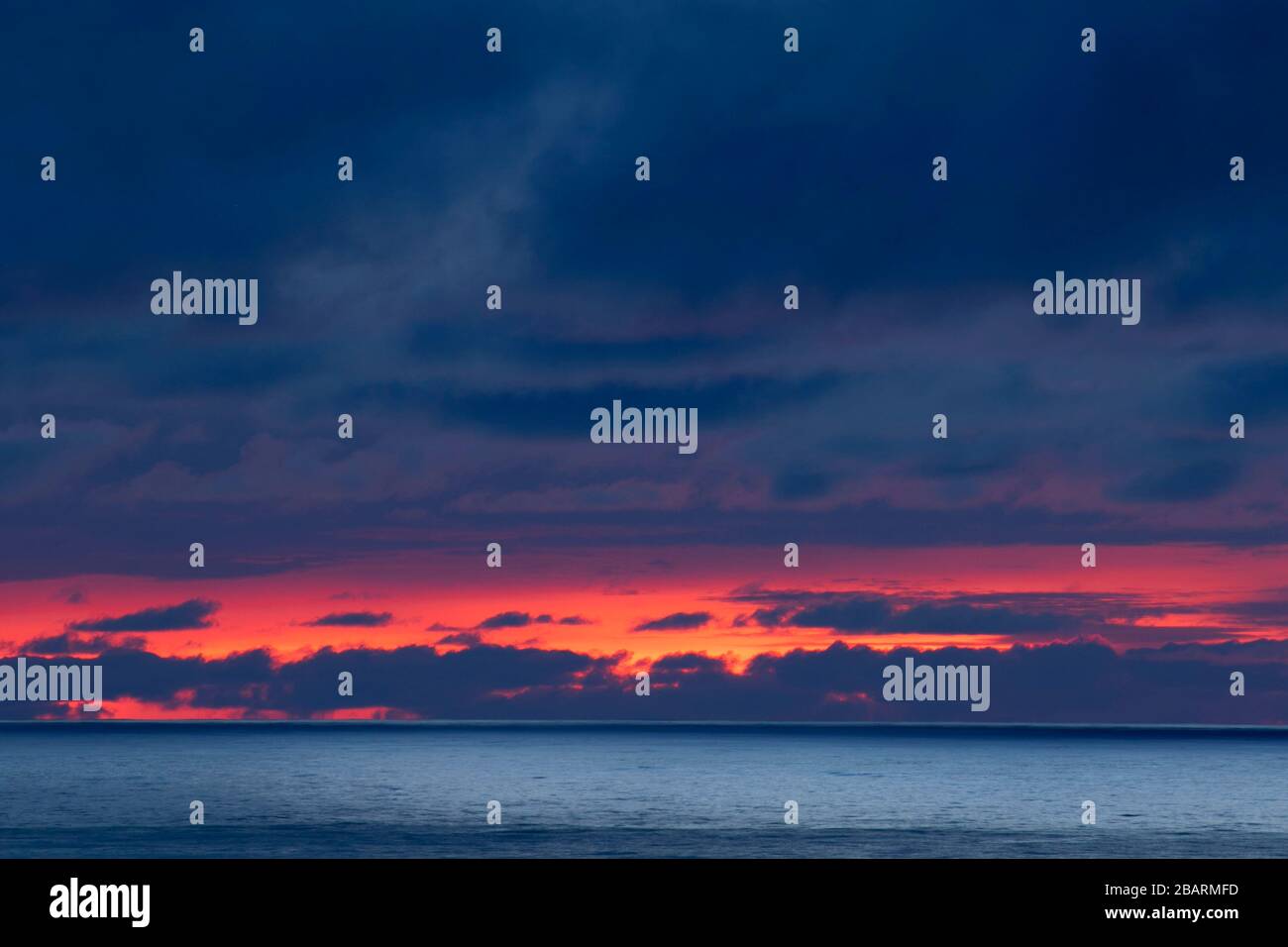 Ocean Sunset, Patrick's Point State Park, Kalifornien Stockfoto