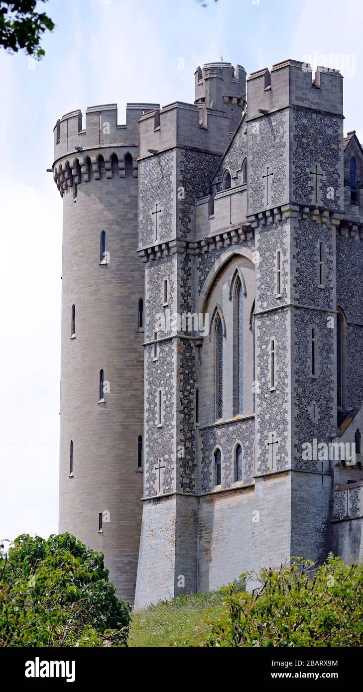 Arundel Castle in West Sussex. Stockfoto