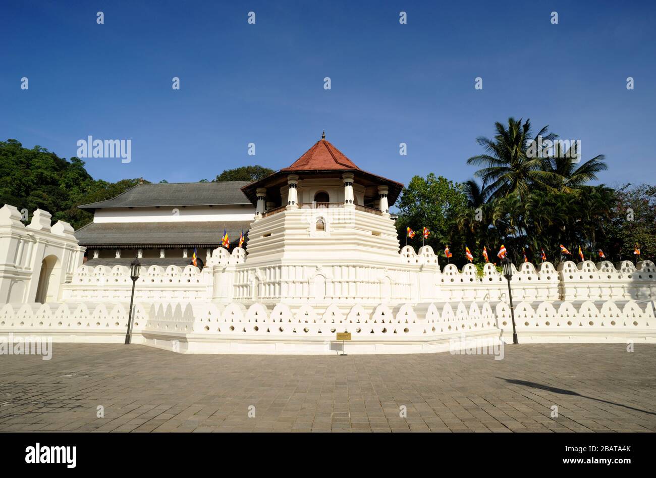 Sri Lanka, Kandy, der Zahntempel Stockfoto