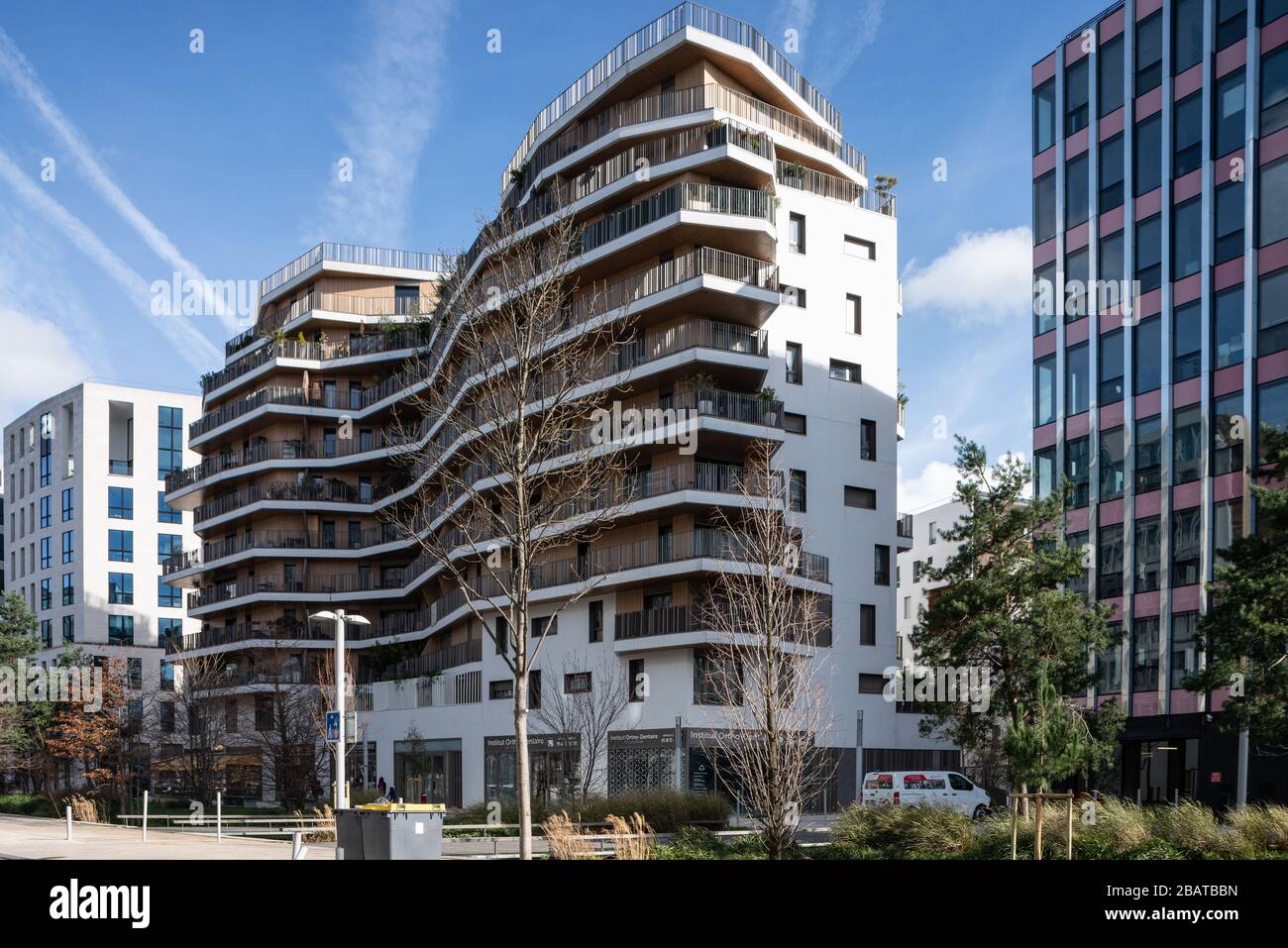 Boulogne Billancourt. Architecture Avenue Emile Zola Stockfoto
