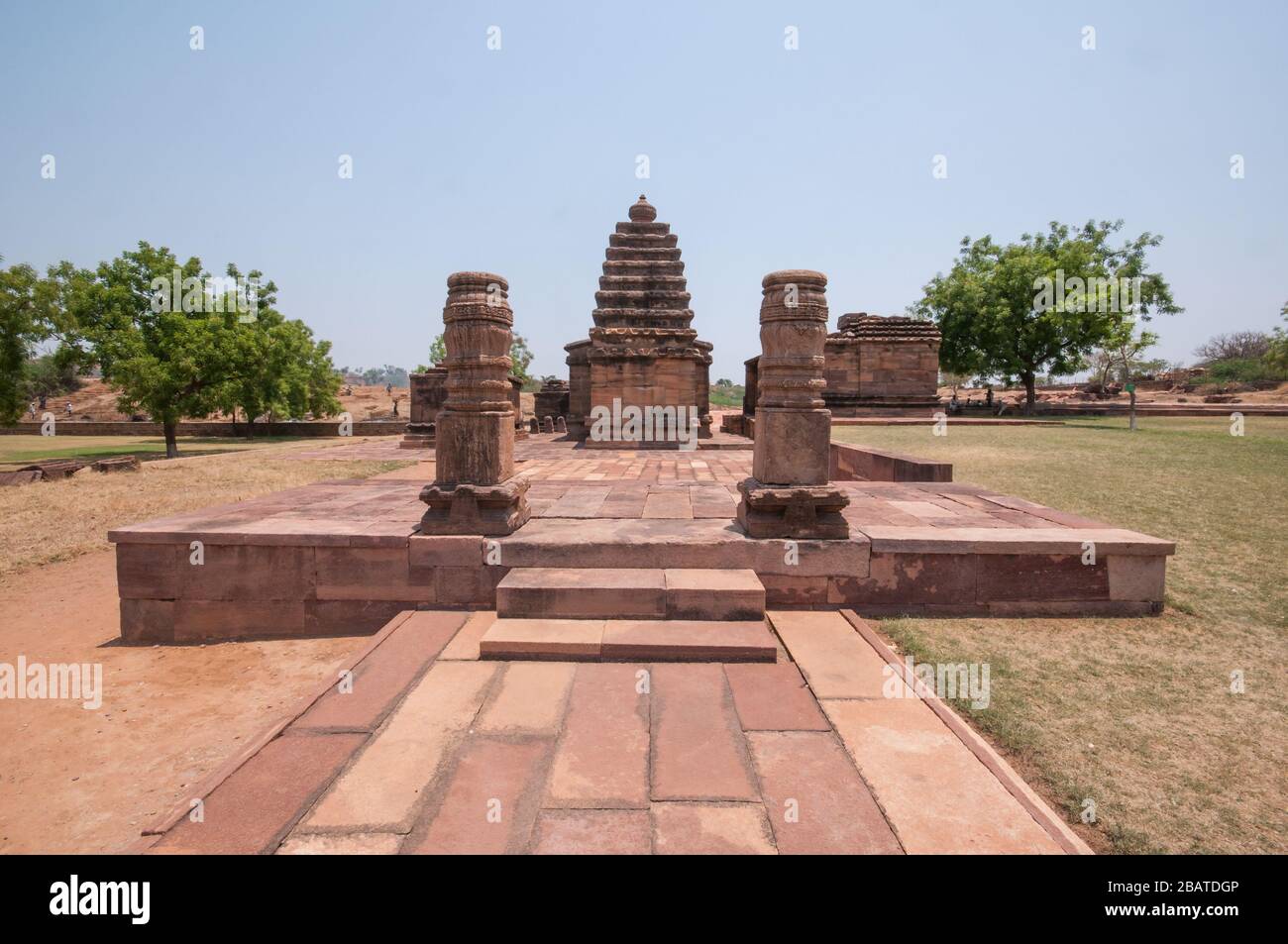 Tempel in Pattadakal indien Stockfoto