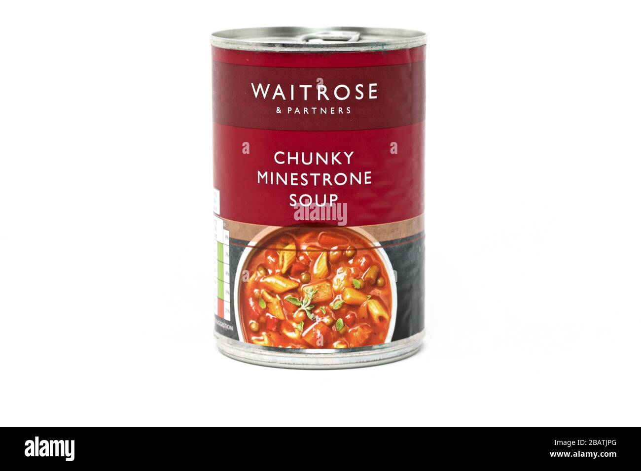 Waitrose Chunky Minestrone-Suppe Stockfoto