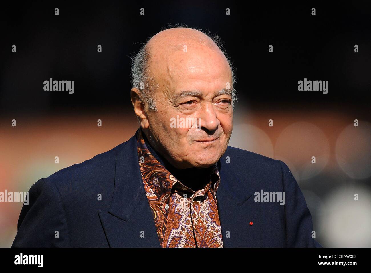 Mohamed Al Fayed, Fulham Chairman Stockfoto