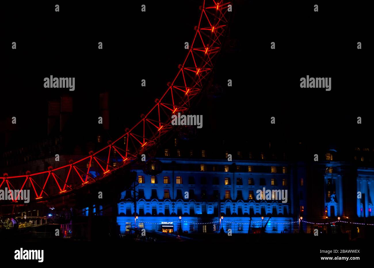 Reisen außerhalb der Saison im Januar 2019 London, England. Stockfoto