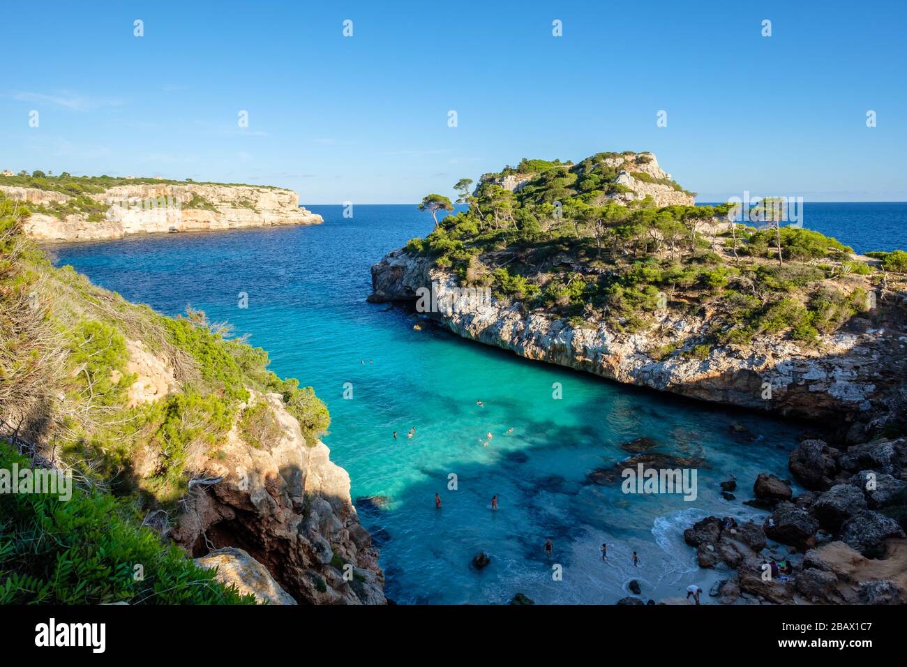 Calo Des Moro, Santanyí, Mallorca, Spanien Stockfoto