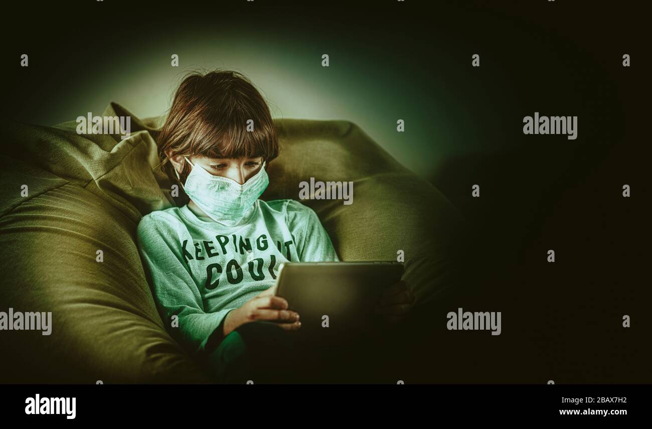 Kovid19 Coronavirus Outbreak-Konzept Stockfoto