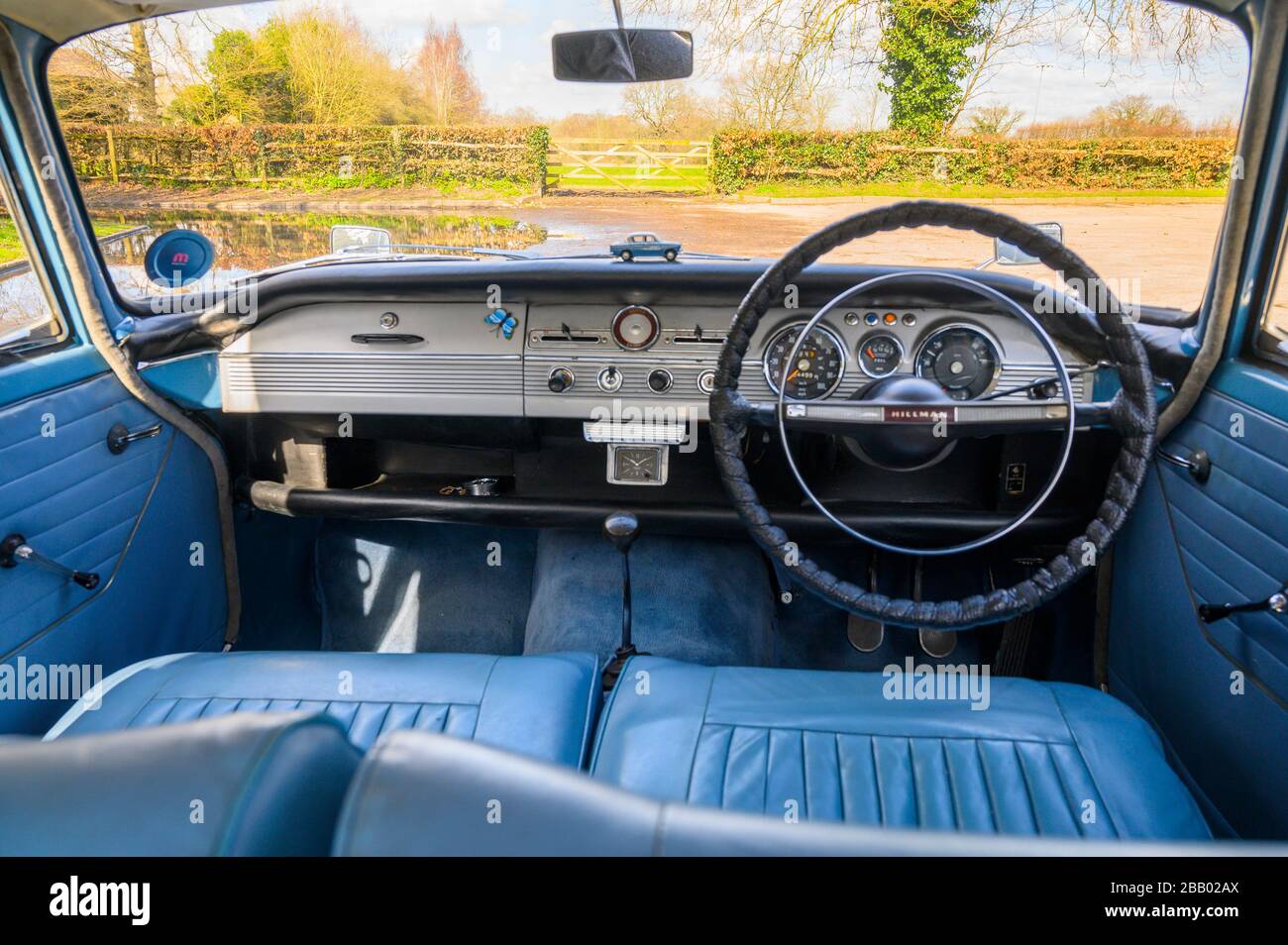 1964 Hillman Super Minx klassische britische Familienlimousine Stockfoto