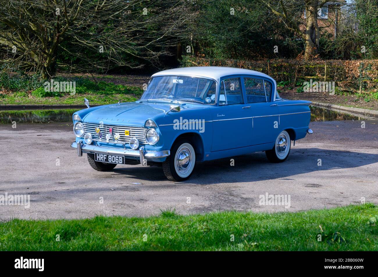 1964 Hillman Super Minx klassische britische Familienlimousine Stockfoto