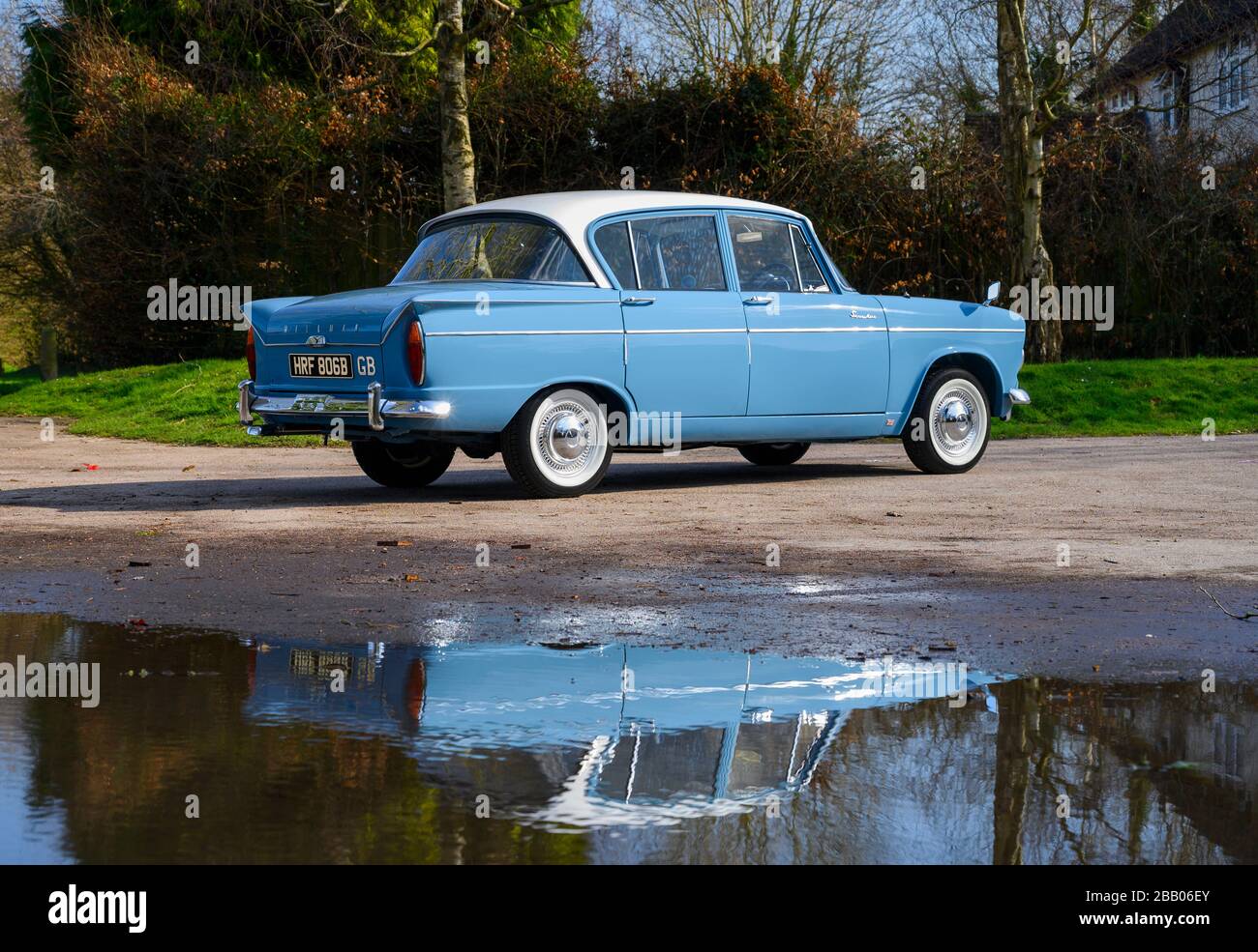 1964 Hillman Super Minx klassische britische Familienlimousine Stockfoto