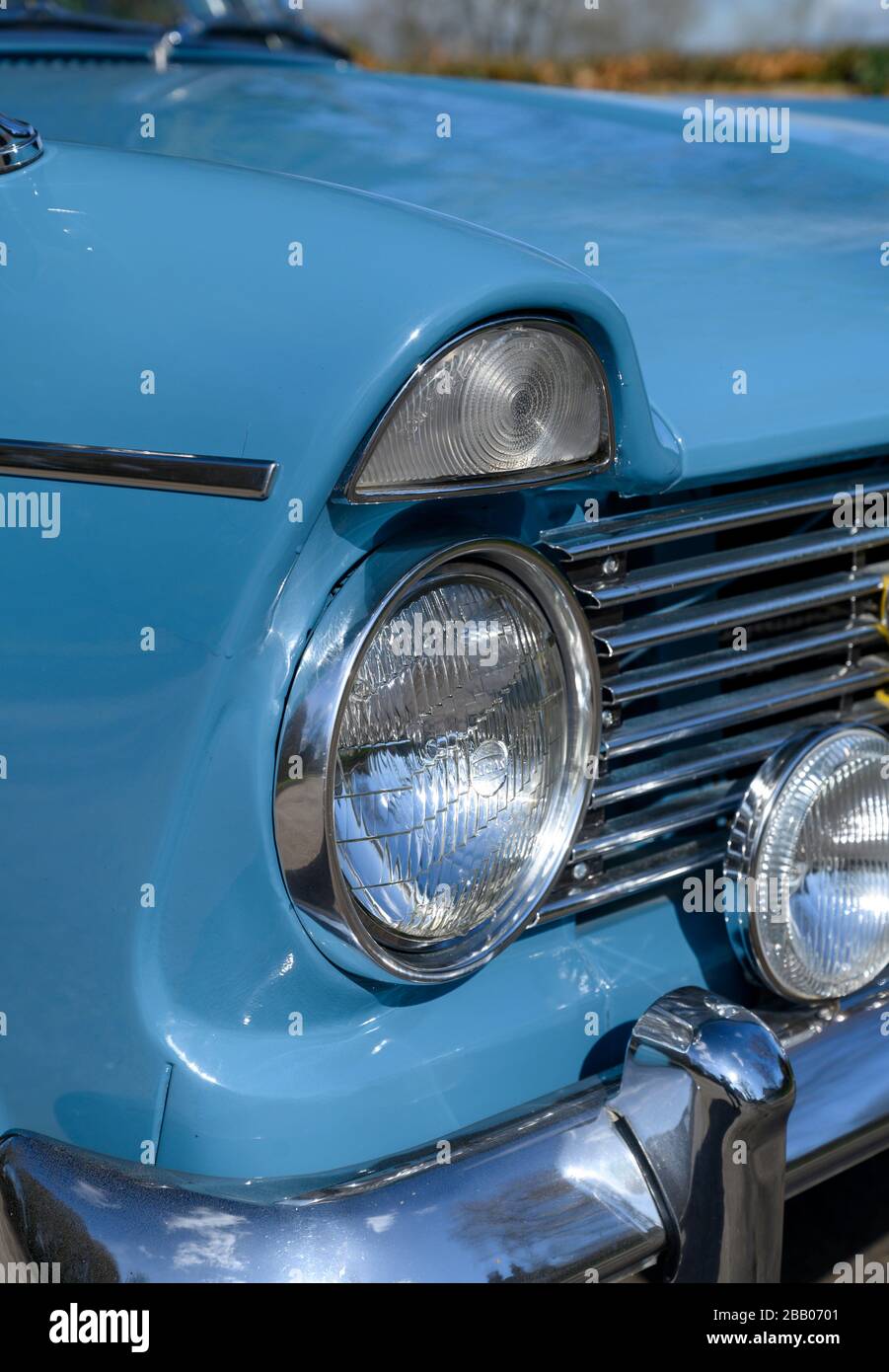 1964 Hillman Super Minx klassische britische Familienlimousine Stockfoto
