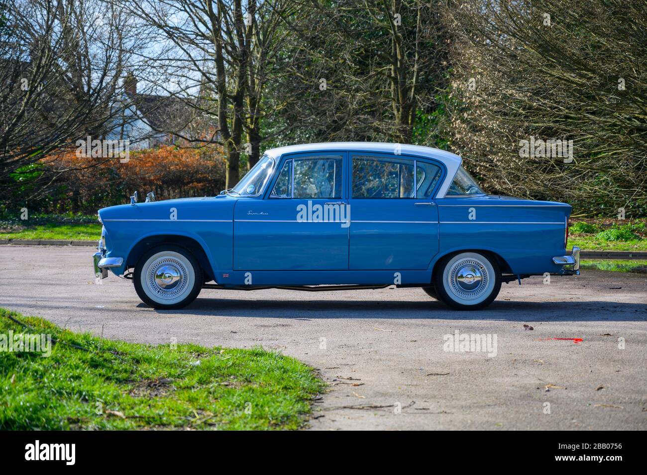 1964 Hillman Super Minx klassische britische Familienlimousine Stockfoto