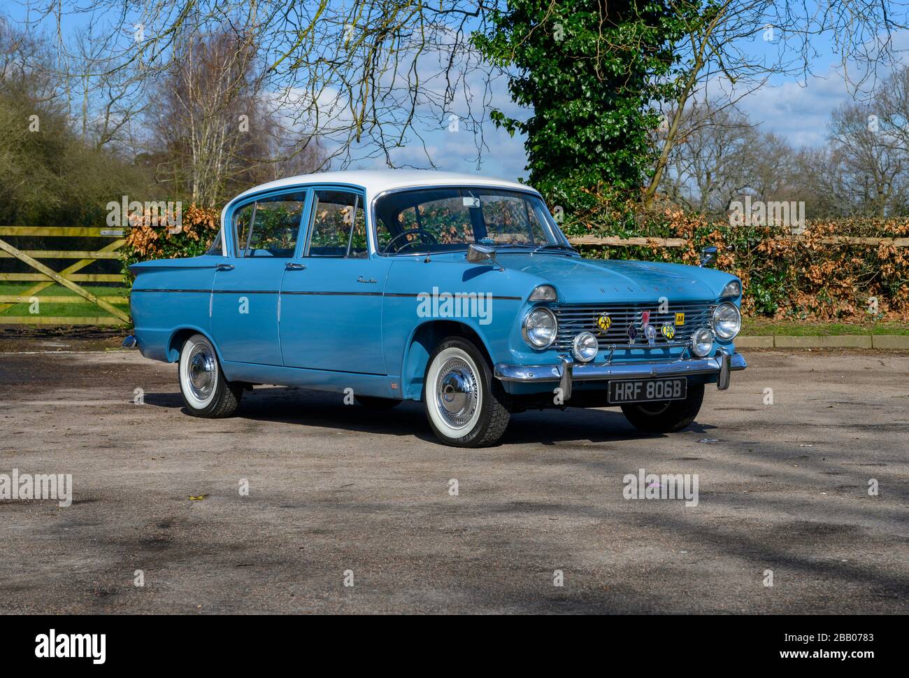 1964 Hillman Super Minx klassische britische Familienlimousine Stockfoto