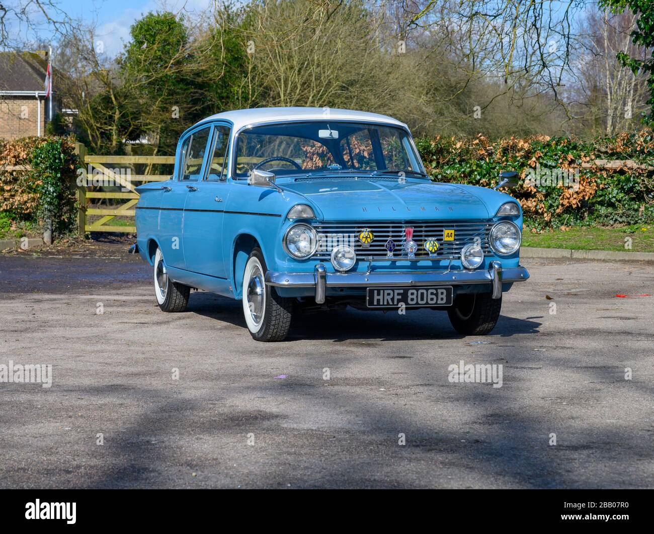 1964 Hillman Super Minx klassische britische Familienlimousine Stockfoto