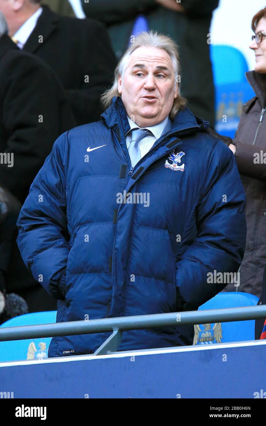 Crystal Palace Mitarbeiter im Backroom, Gerry Francis Stockfoto