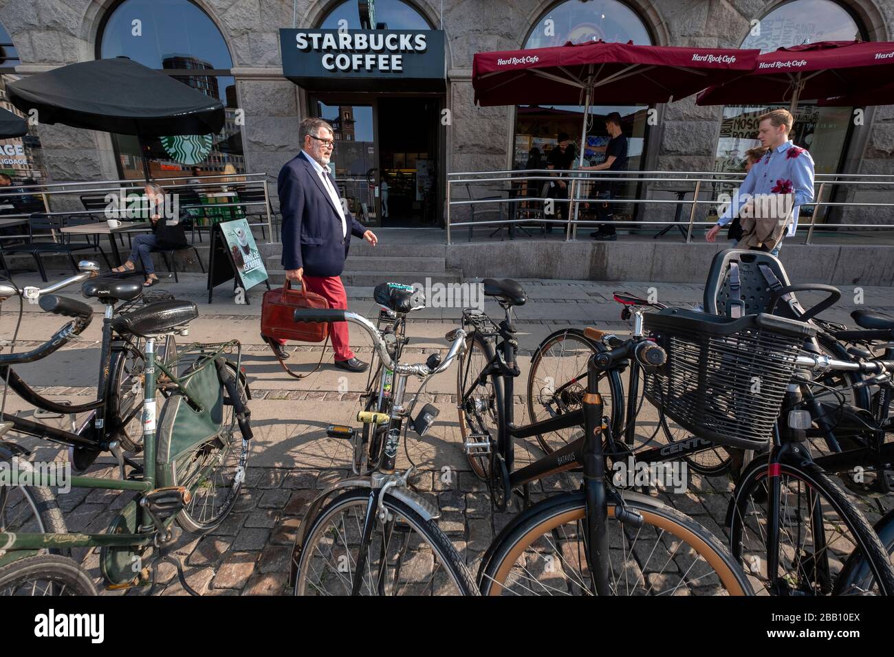 Starbucks Coffee Store in Kopenhagen, Dänemark, Europa Stockfoto