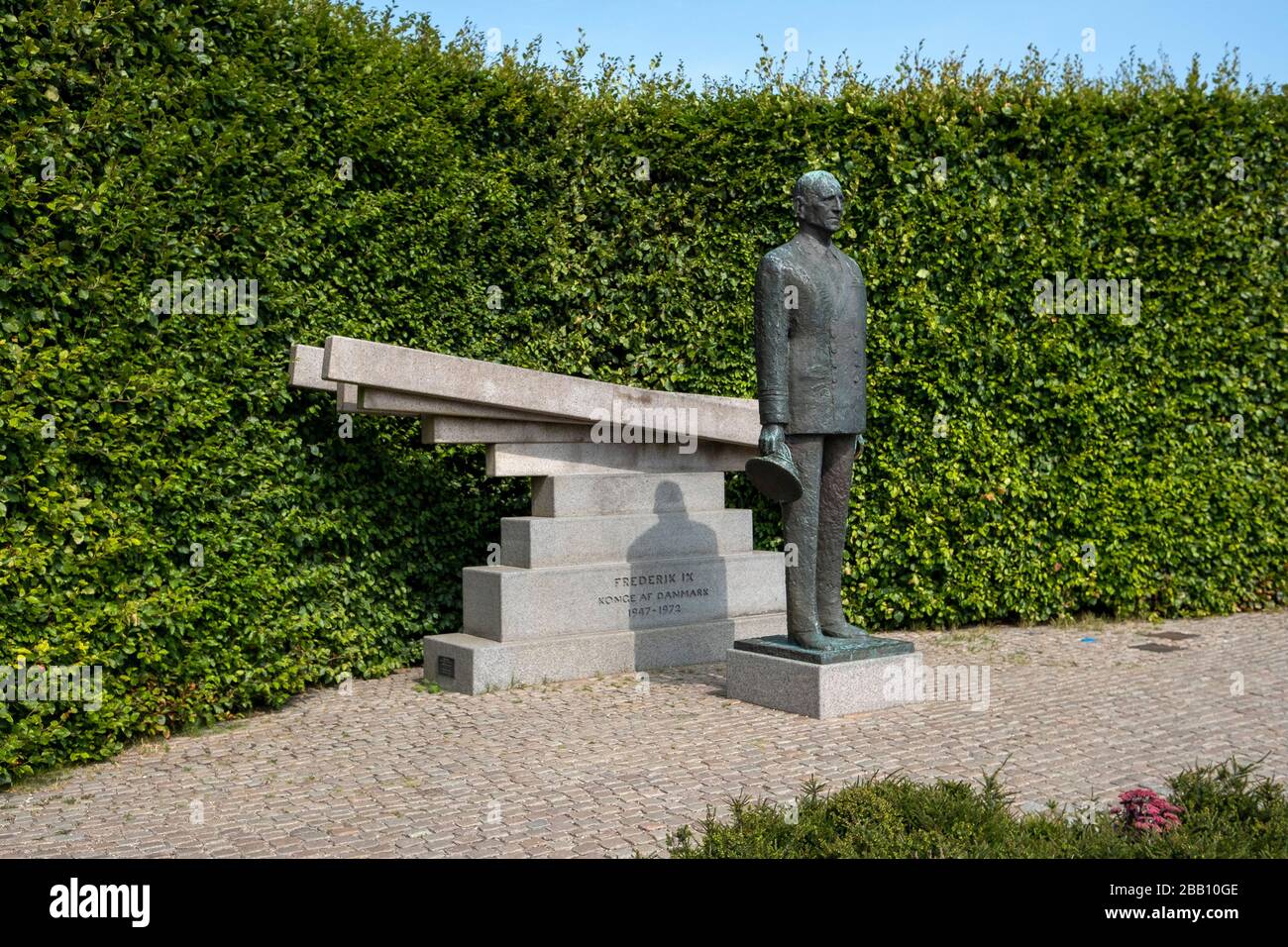 Statue von König Friedrich IX. Von Dänemark im Langelinie Park in Kopenhagen, Dänemark, Europa Stockfoto