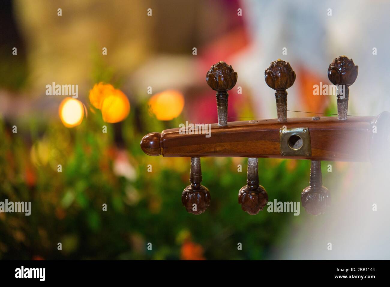 Musikinstrument für die Hochzeit in Bengali Stockfoto