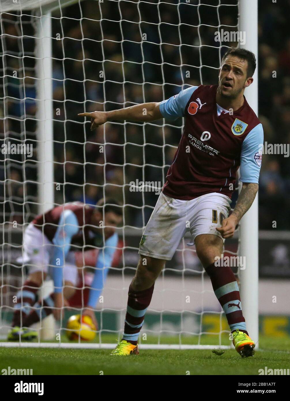 Burnleys Danny ings feiert das erreichen des Ausgleichsziels Stockfoto