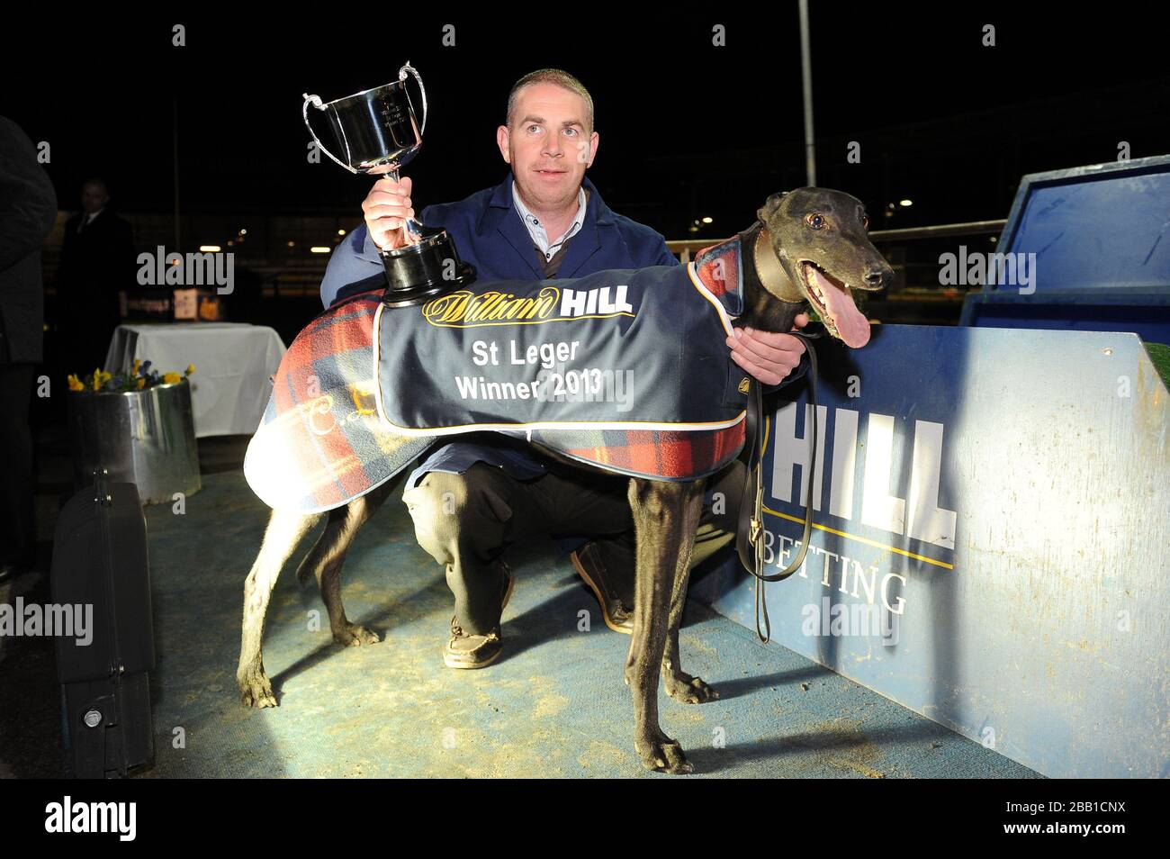 Gewinner der Verbindungen von Farloe Tango, Gewinner des William Hill St Ledger Finales. Stockfoto