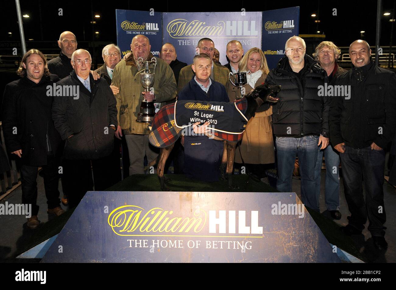 Gewinner der Verbindungen von Farloe Tango, Gewinner des William Hill St Ledger Finales. Stockfoto
