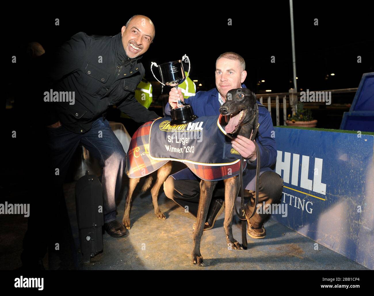 Gewinner der Verbindungen von Farloe Tango, Gewinner des William Hill St Ledger Finales. Stockfoto