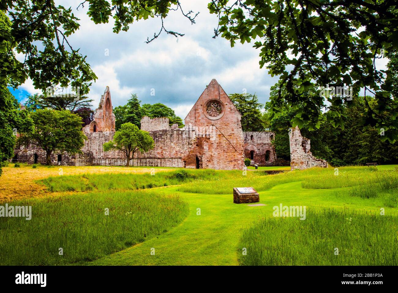 Dryburgh Abbey, Scottish Borders District, Schottland, Großbritannien, Europa. Stockfoto