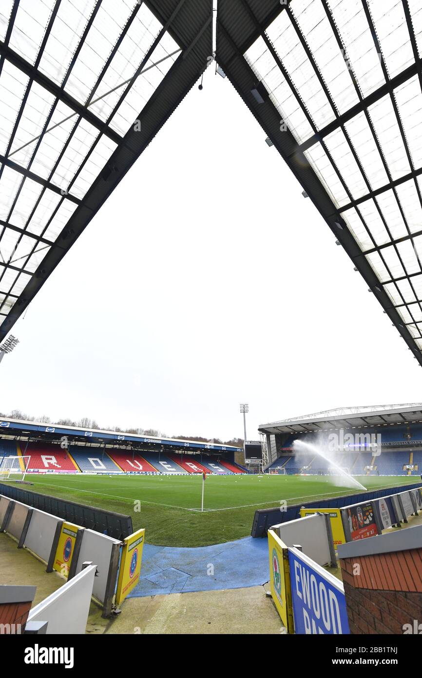 Ein allgemeiner Blick auf den Ewood Park Stockfoto