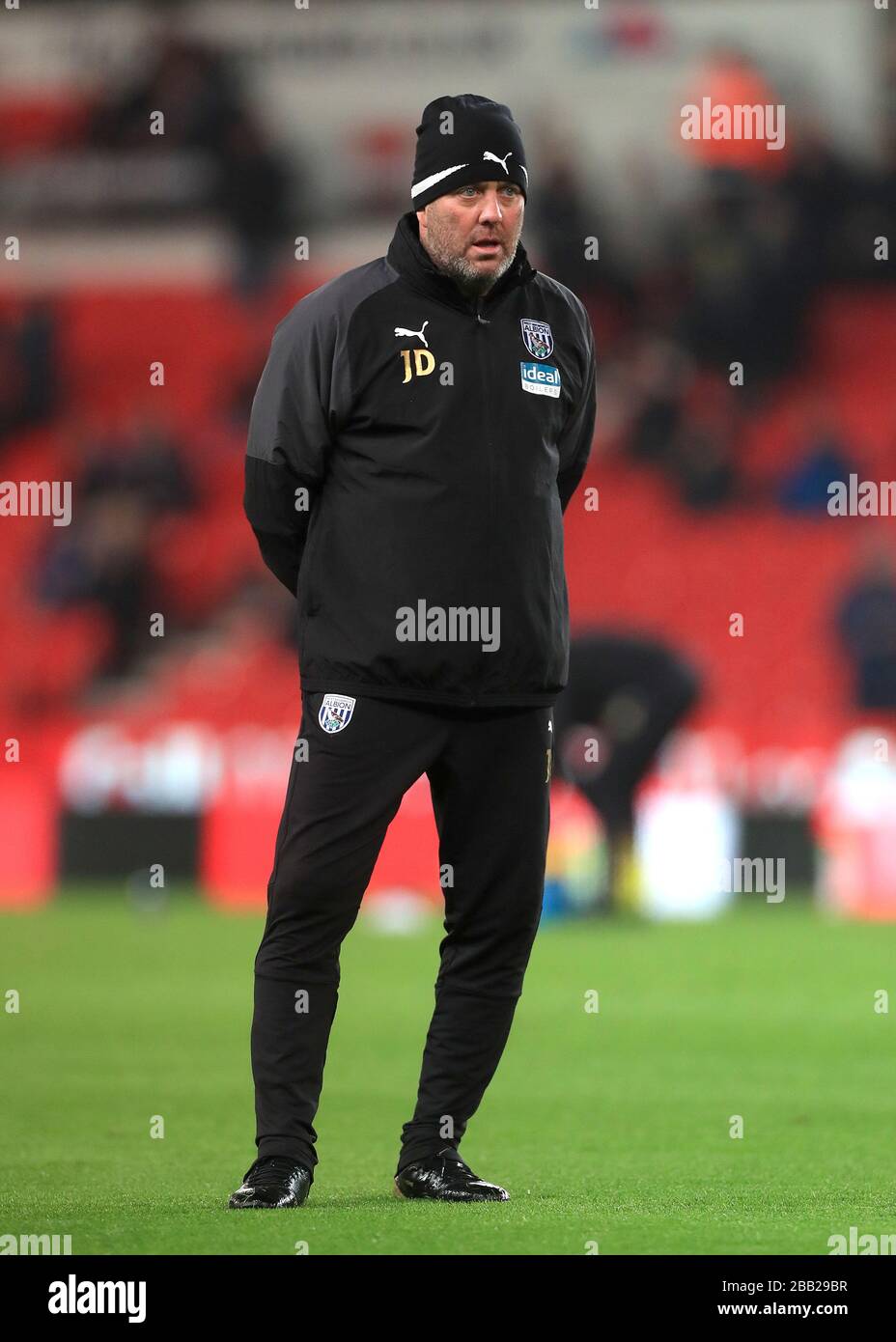 West Bromwich Albion Trainer Julian Dicks Stockfotografie - Alamy