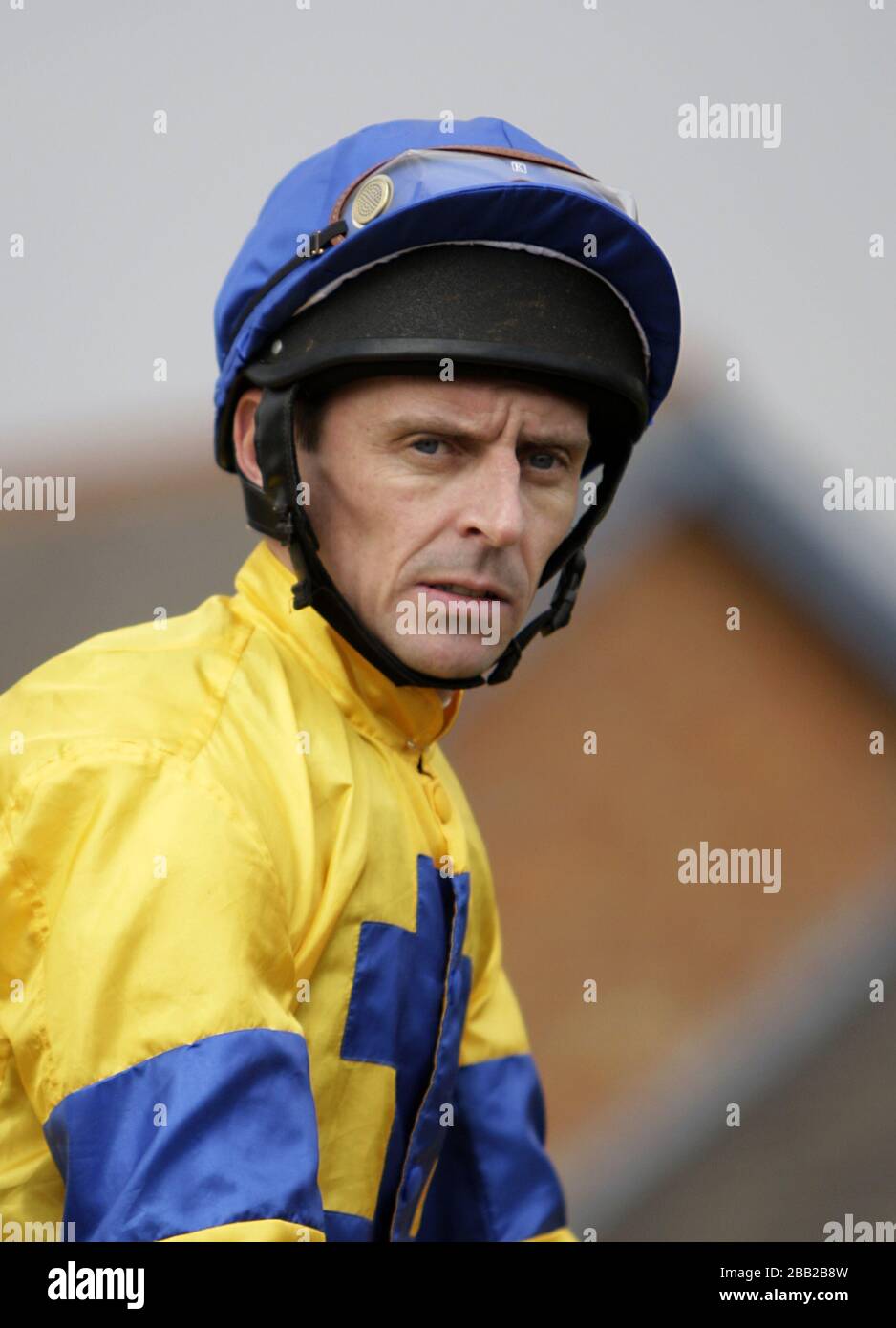 Jockey Ted Durcan auf Leicester Racecourse, Leicester. DRÜCKEN SIE AUF "ASSOCIATION Photo". Bilddatum: Dienstag, 15. Oktober 2013. Sehen Sie sich PA Story RACING Leicester an. Der Fotowredit sollte lauten: Simon Cooper Stockfoto